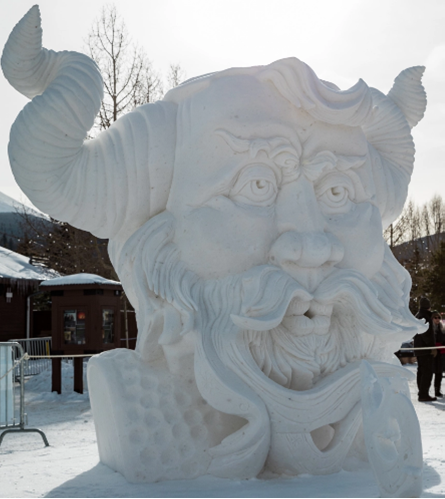 snow sculpture